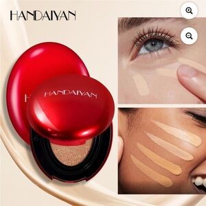 Handaiyan Korean Mask Fit Red Cushion Foundation | Satin Glow, #03 Peach Beige